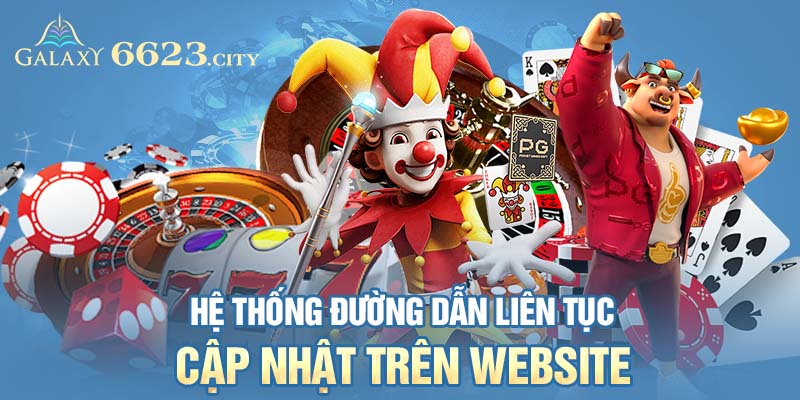 Hệ thống đường dẫn liên tục cập nhật trên website