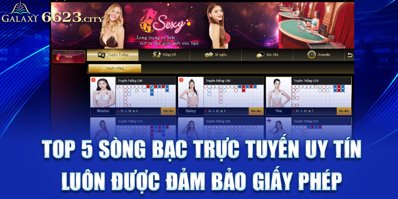 Top 5 sòng bạc trực tuyến uy tín luôn được đảm bảo giấy phép